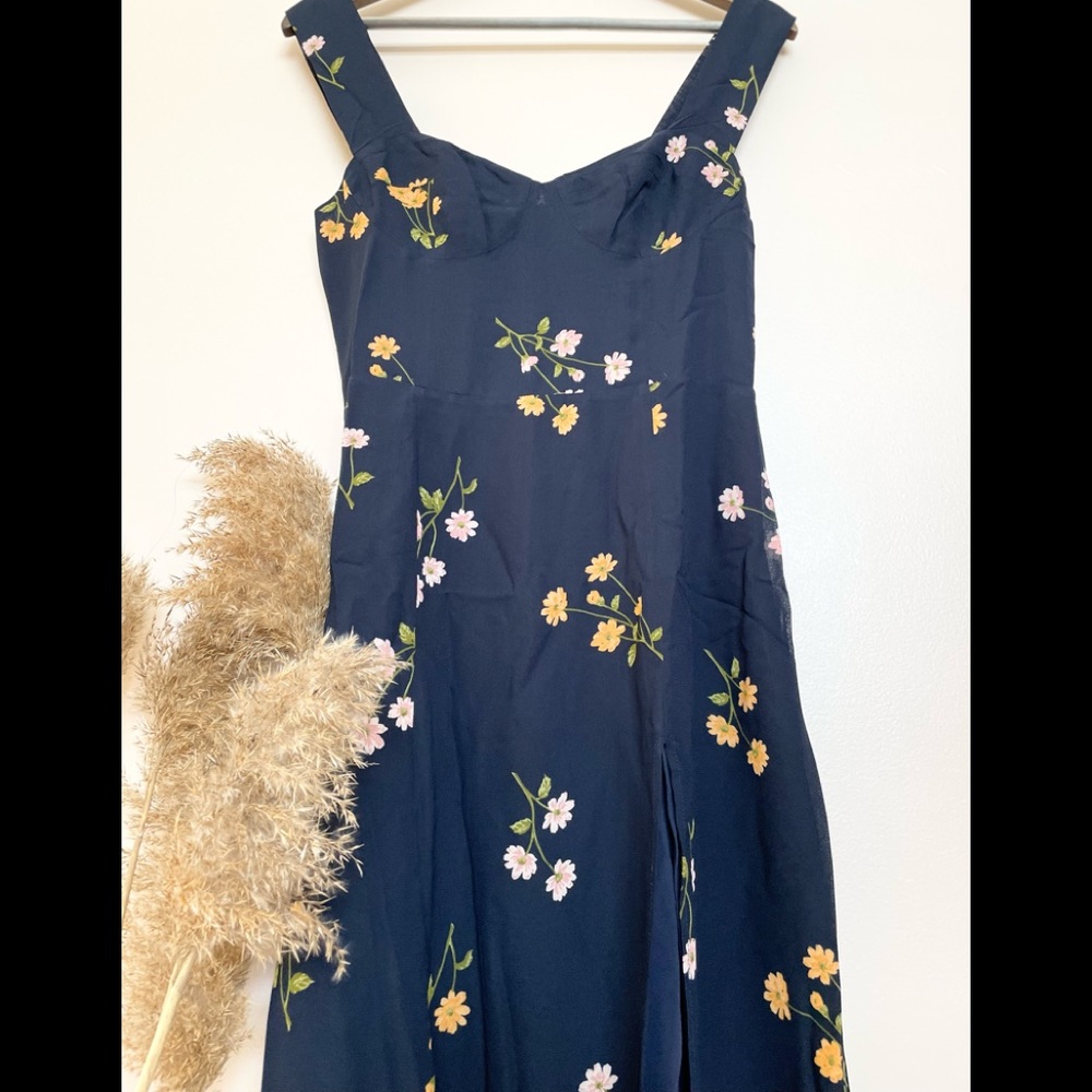 Reformation fulton dress Princess Margaret AUTHENTIC - Picture 9 of 15